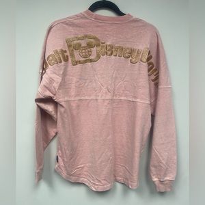 WDW Limited Edition Disney Rose Gold Glitter Spirit  Jersey Size XS